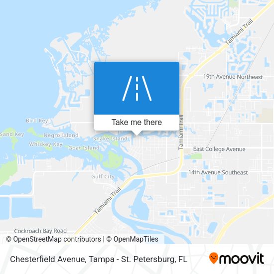 Chesterfield Avenue map