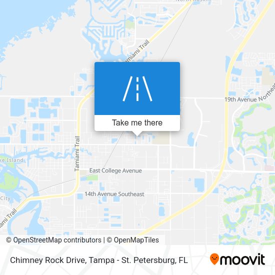 Chimney Rock Drive map