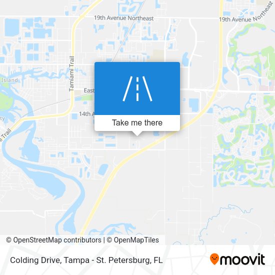 Mapa de Colding Drive