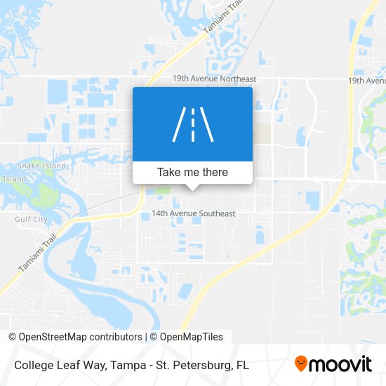 Mapa de College Leaf Way