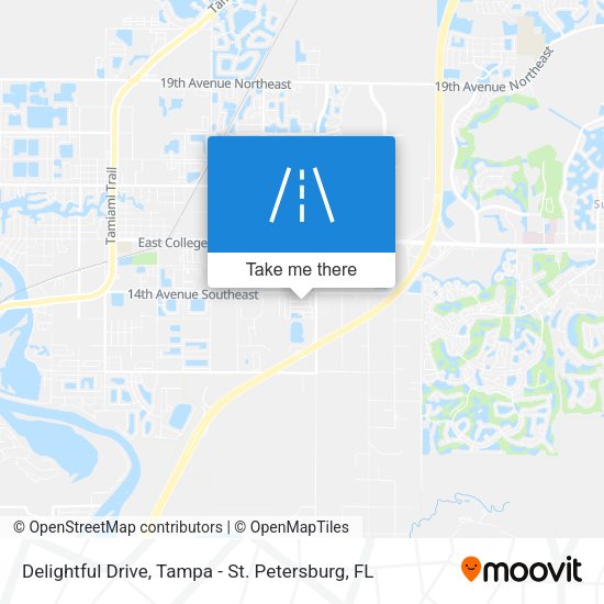 Delightful Drive map