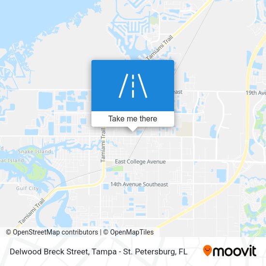 Delwood Breck Street map
