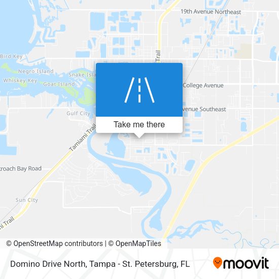 Domino Drive North map