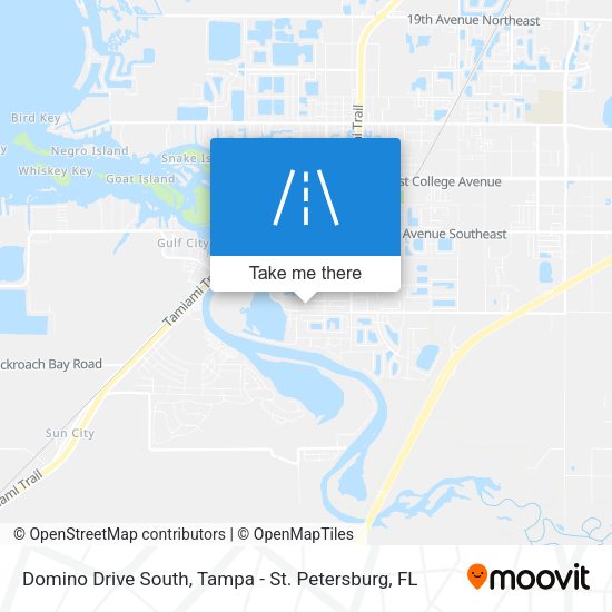 Domino Drive South map