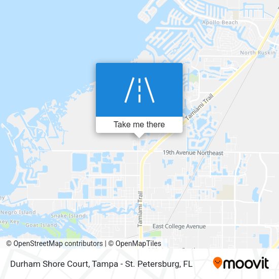 Durham Shore Court map