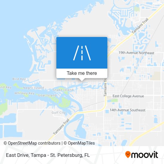 East Drive map