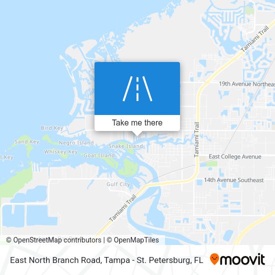 East North Branch Road map