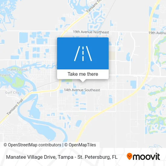 Manatee Village Drive map