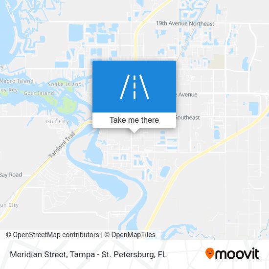 Mapa de Meridian Street
