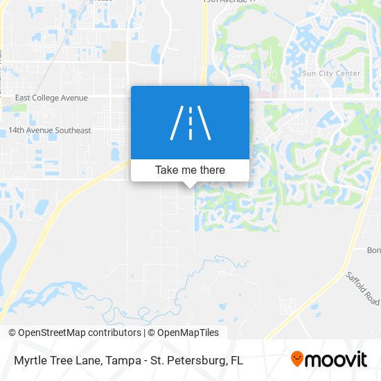 Mapa de Myrtle Tree Lane