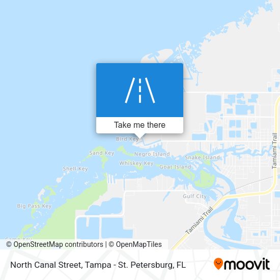 North Canal Street map