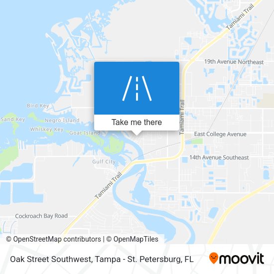 Oak Street Southwest map