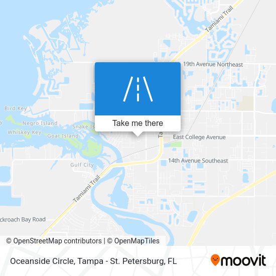 Mapa de Oceanside Circle