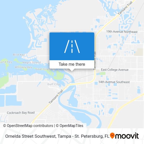 Mapa de Ornelda Street Southwest