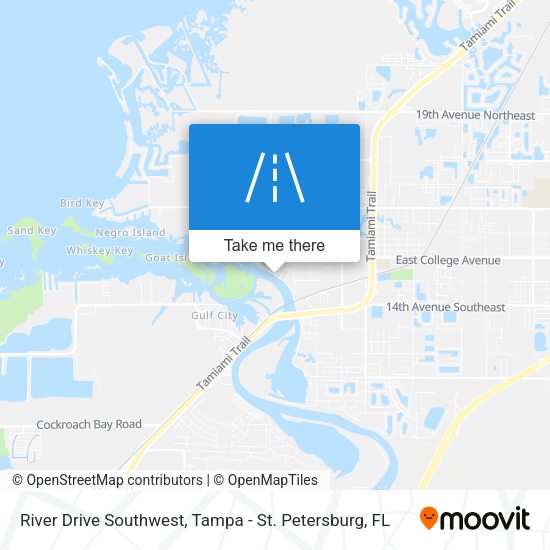 Mapa de River Drive Southwest