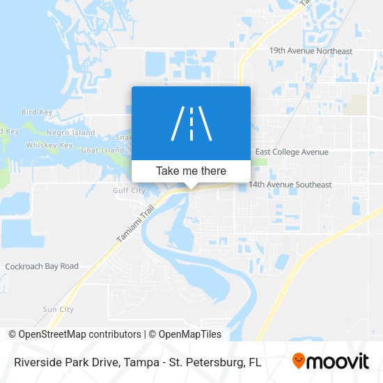 Mapa de Riverside Park Drive