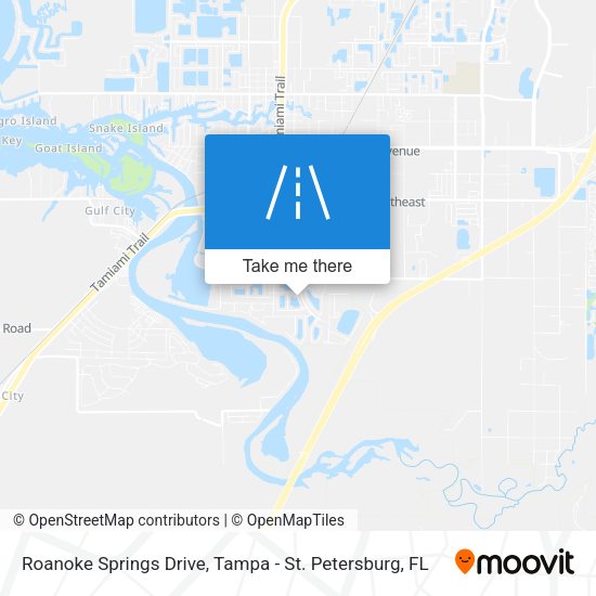 Roanoke Springs Drive map