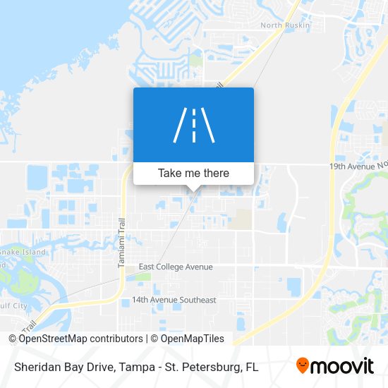 Sheridan Bay Drive map
