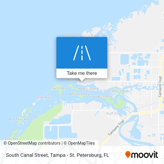 Mapa de South Canal Street