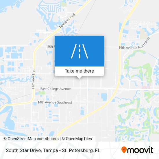 South Star Drive map