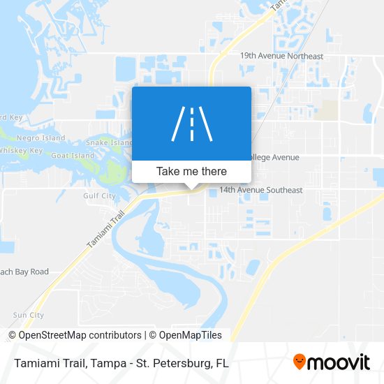 Mapa de Tamiami Trail