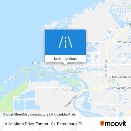 Villa Maria Drive map