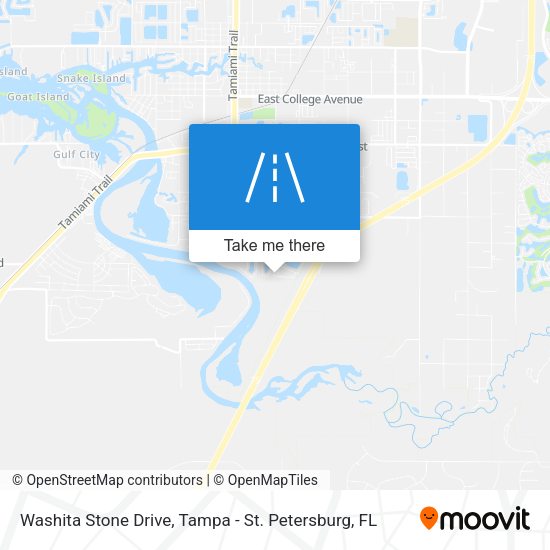 Washita Stone Drive map