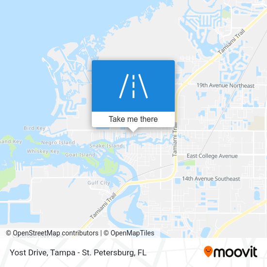 Yost Drive map