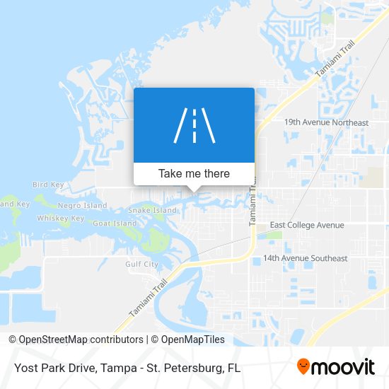 Yost Park Drive map