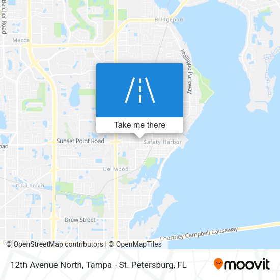 12th Avenue North map