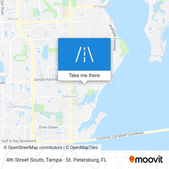 4th Street South map