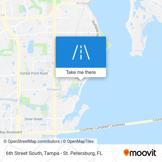 Mapa de 6th Street South