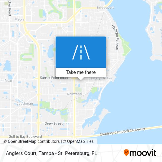 Anglers Court map