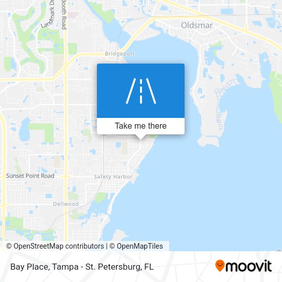 Bay Place map