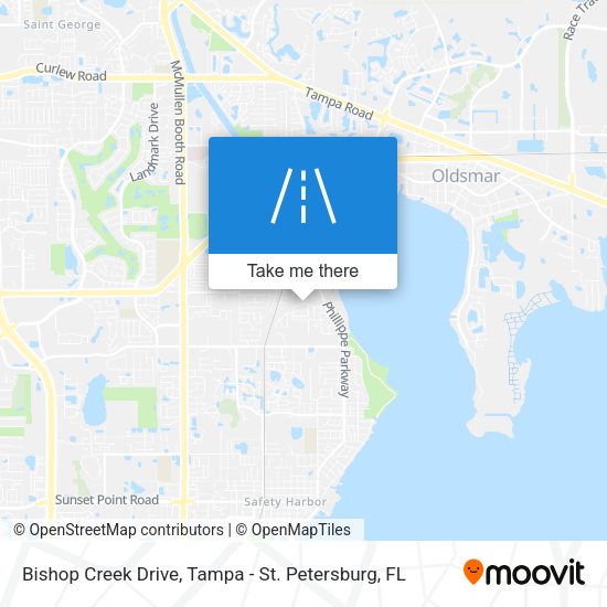 Mapa de Bishop Creek Drive