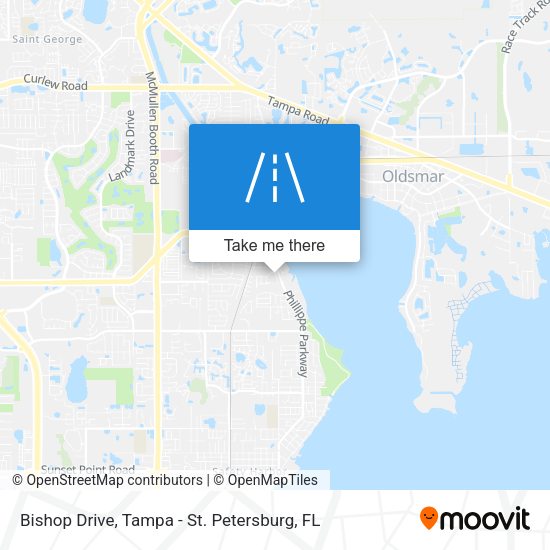 Bishop Drive map