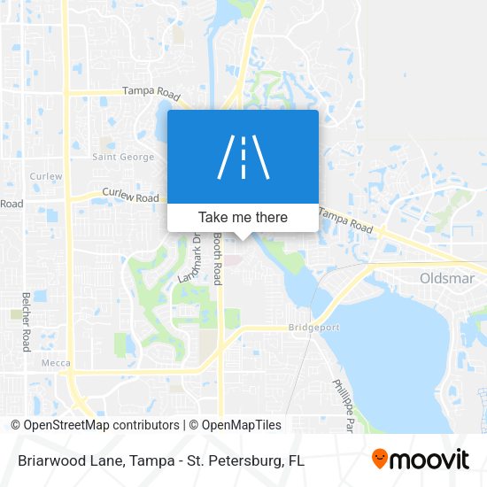 Briarwood Lane map