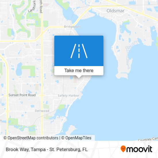 Brook Way map
