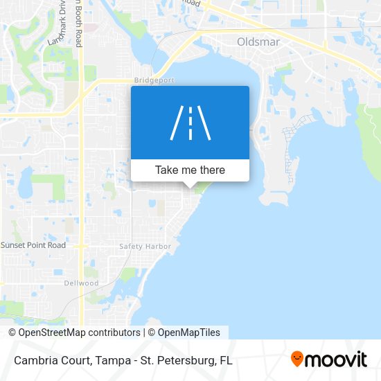 Cambria Court map