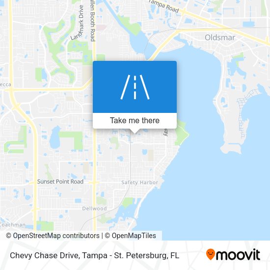 Chevy Chase Drive map