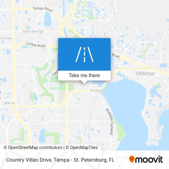 Country Villas Drive map