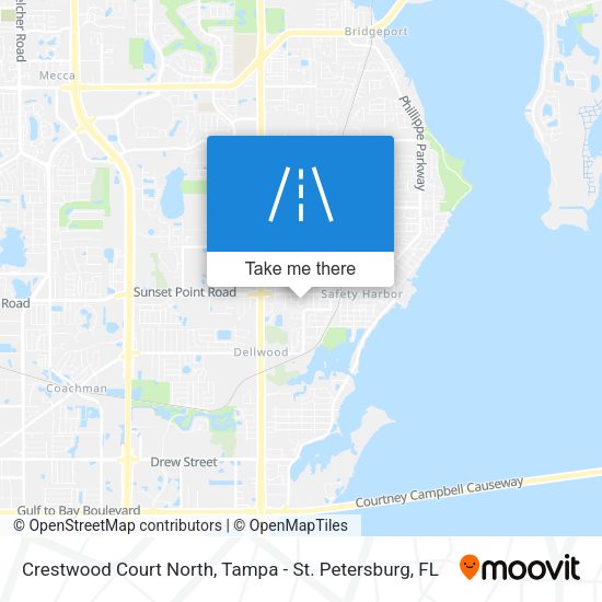 Mapa de Crestwood Court North