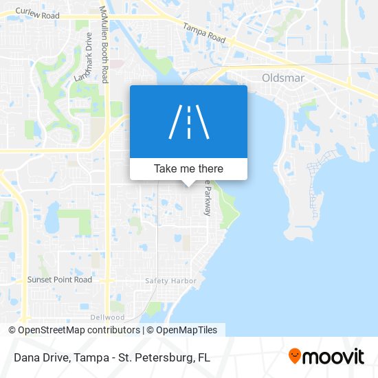 Dana Drive map