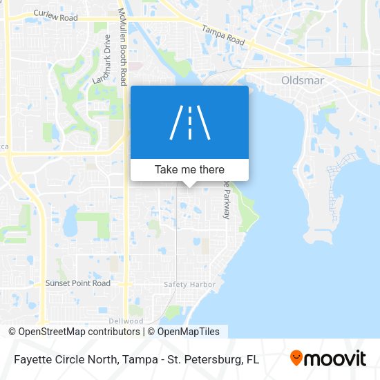 Fayette Circle North map