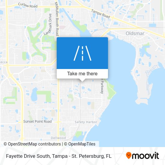 Mapa de Fayette Drive South