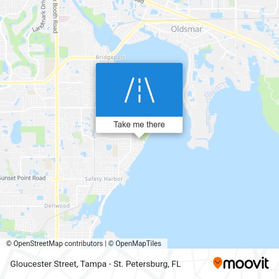 Mapa de Gloucester Street