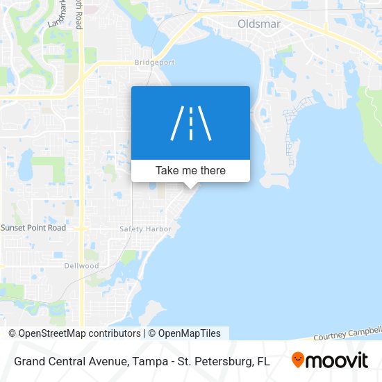 Mapa de Grand Central Avenue
