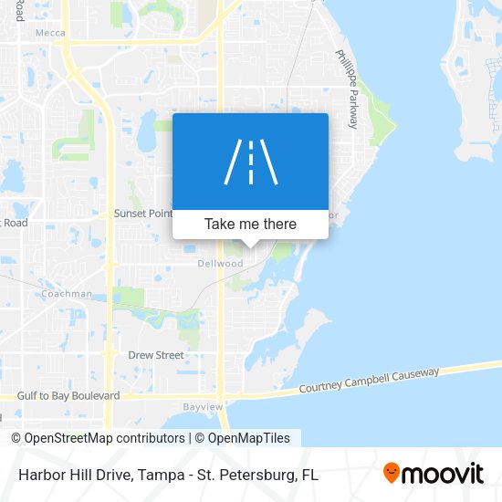 Mapa de Harbor Hill Drive