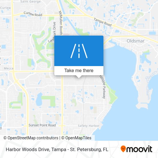 Harbor Woods Drive map