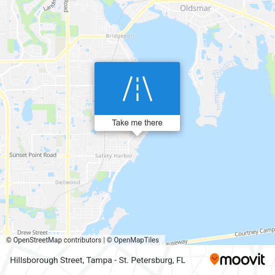 Hillsborough Street map
